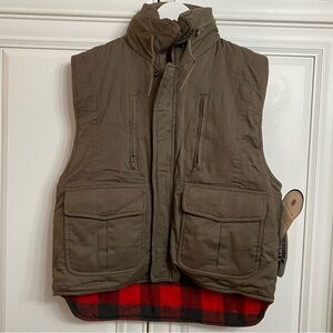 Hardy Amies London Men’s Small Reversible Vest Hiking Hunting Fishing NWT VTG
